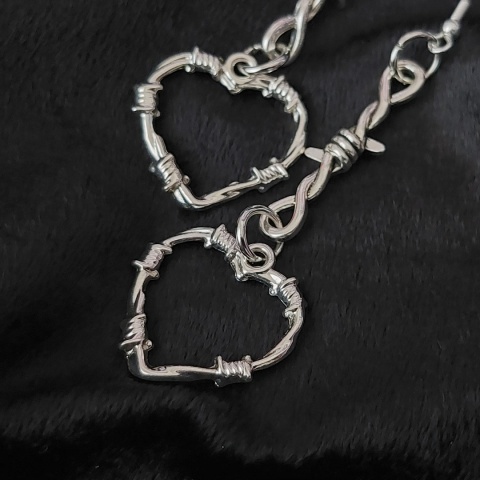 Barbed Heart Earrings