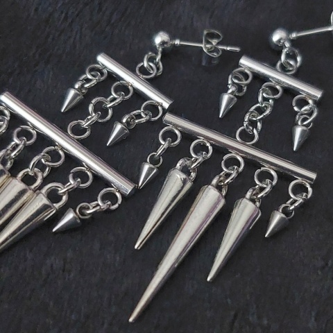 Iron Cascade Earrings
