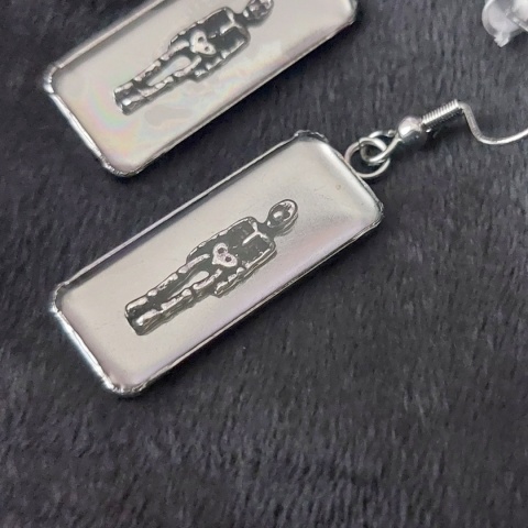 Preserved Bone Earrings