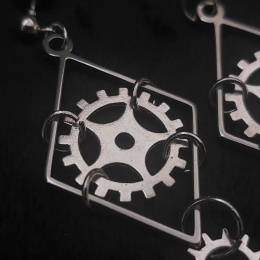 Mechanical Grace Earrings