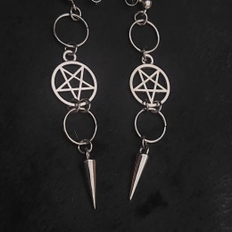 Silver Coven Earrings