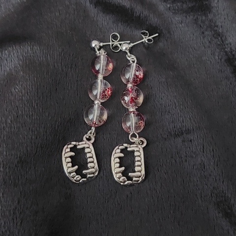 Blood Fang Earrings