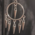 Spike Circle Earrings